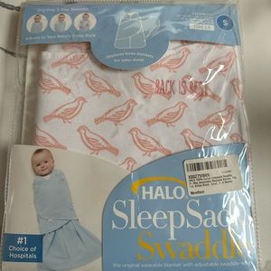 Brand new never opened cotton Halo Sleep Swaddle Sack size small.